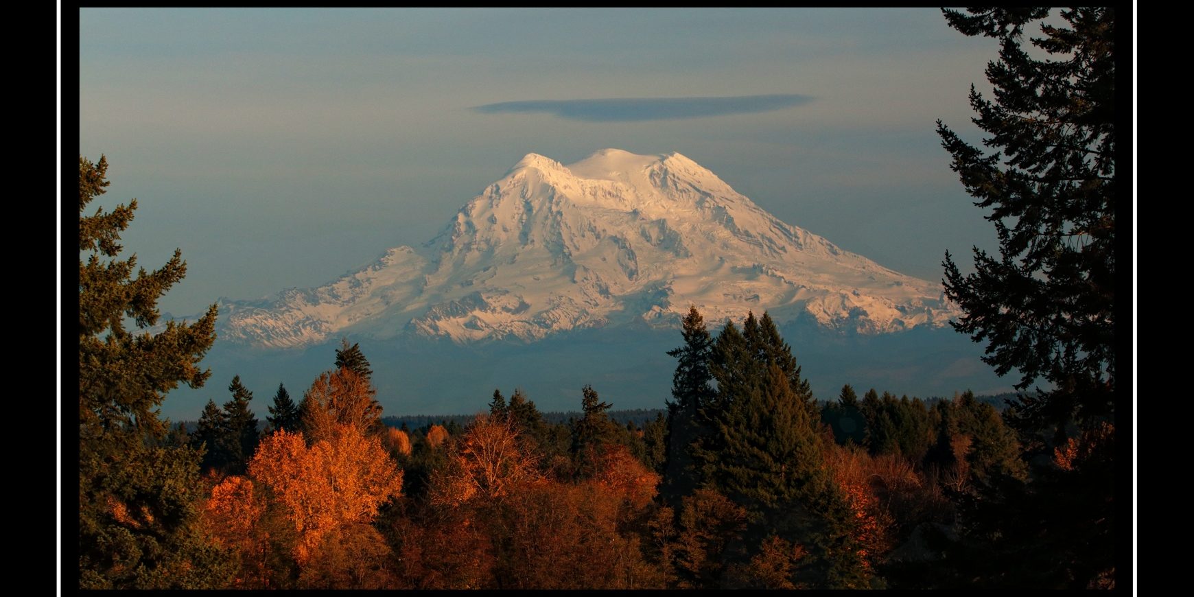 Mt. Rainier from Tumwater Nov. 2 Olympia Tumwater Foundation